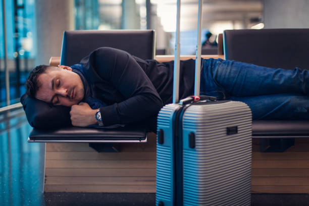 istock Passenger Relaxing at the Airport 1092689386