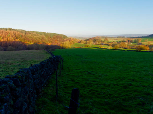 istock Shadows cast by a winter sun lay across the Derbyshire landscape 1092689820