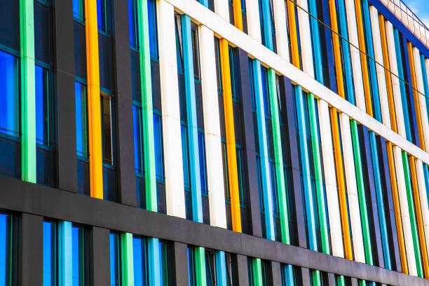 istock modern building exterior with colorful geometric lines 1092697112