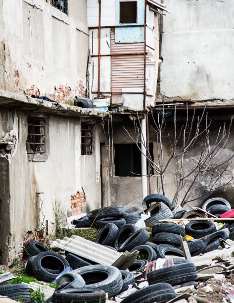 istock Rundown Wrecke Building Area 1092703294