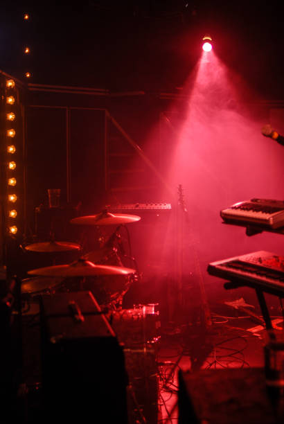 istock Music concert instruments silhouette 1092705574