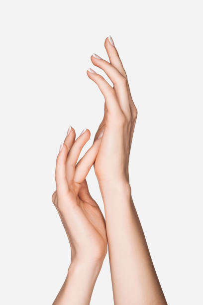 istock cropped view of female hands isolated on white 1092706638