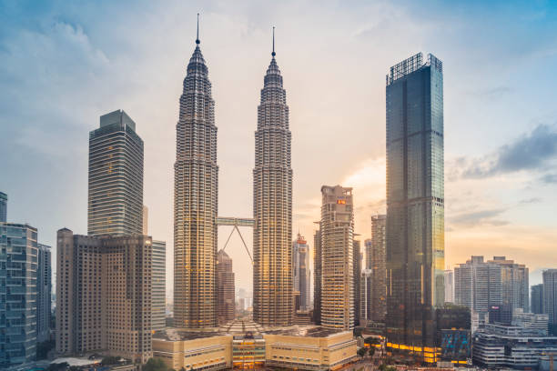 istock Kuala Lumpur Skyline with Petronas Towers at sunset 1092708182