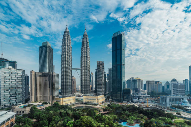 istock Kuala Lumpur Skyline with Petronas Towers at sunset 1092708206
