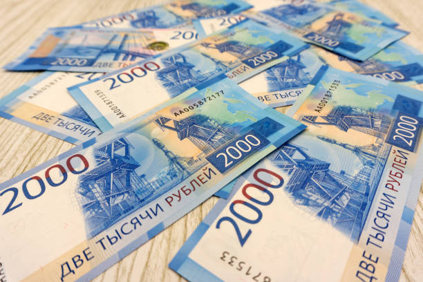 istock Russian money background Rubles banknotes closeup texture 1092715326