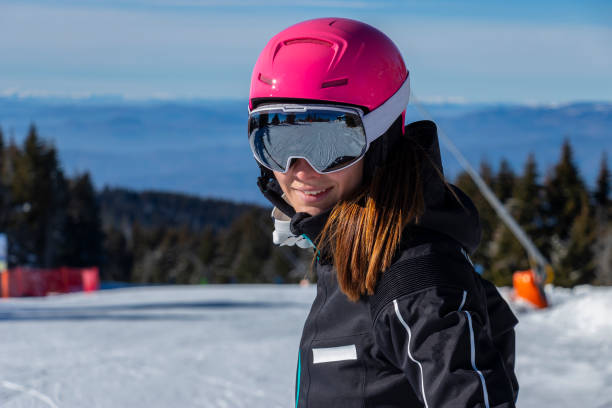 istock Woman on skiing 1092725226