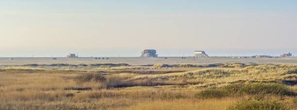 istock Panorama Buildings on Stilts St Peter-Ording 1092734918