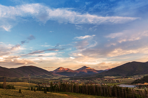 View overlooking Summit County Colorado