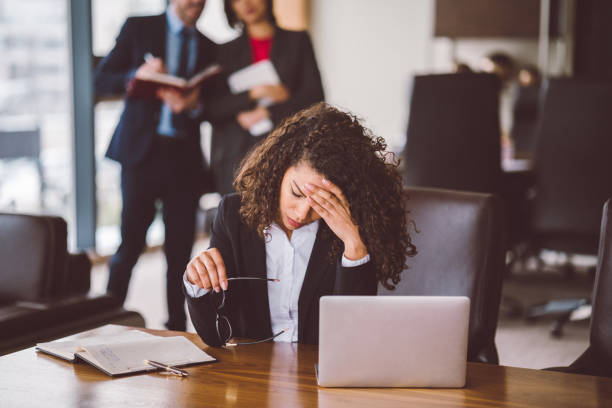 istock Businesswoman having problems in the office 1092756998