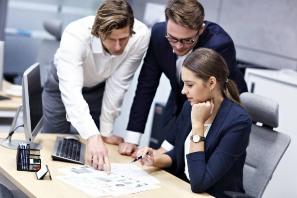 istock Group of business people sharing their ideas 1092757208