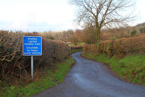istock traffic warning sign in rural Wales 1092759956