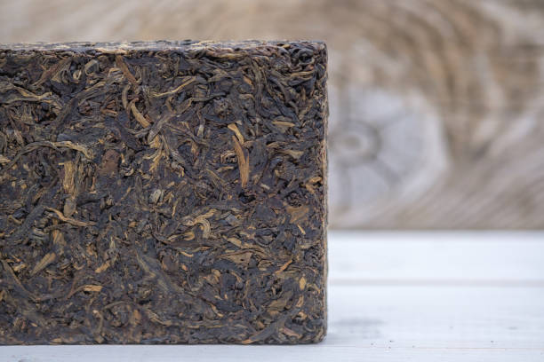 istock Chinese PU-erh tea pressed in the form of bricks 1092760044