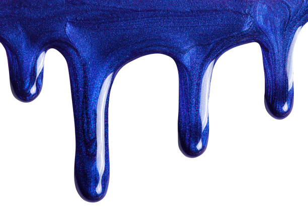 istock Beautiful drops of paint. Isolation on a white background. 1092760146