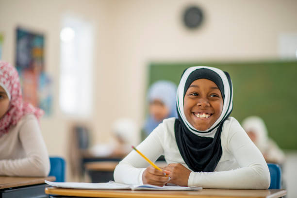 istock Muslim girl in school 1092760878