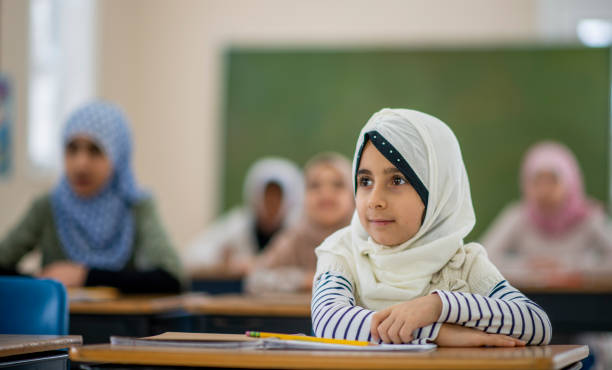 istock Muslim girl focused 1092760908