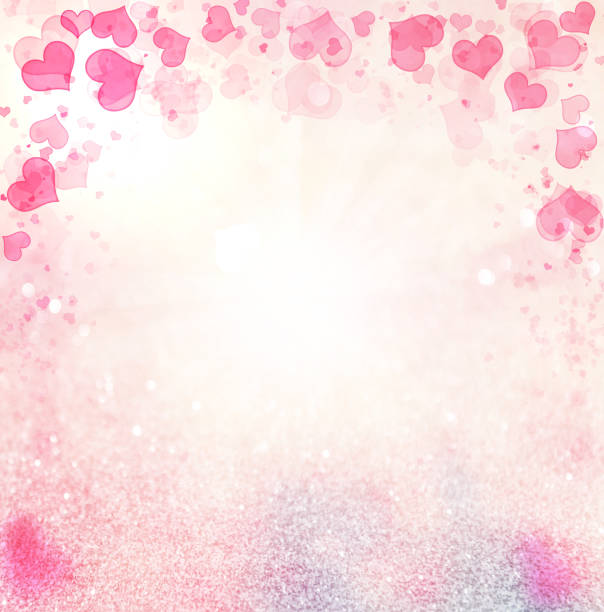 istock Valentine Hearts Abstract Pink Background. 1092769806