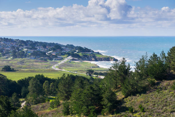 istock View towards the Pacific coast and Montara, McNee Ranch, California 1092769954