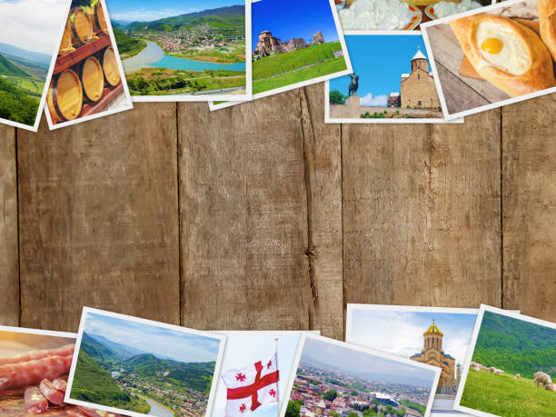 istock Collages Georgia Tbilisi. Selective focus. nature city. 1092770654
