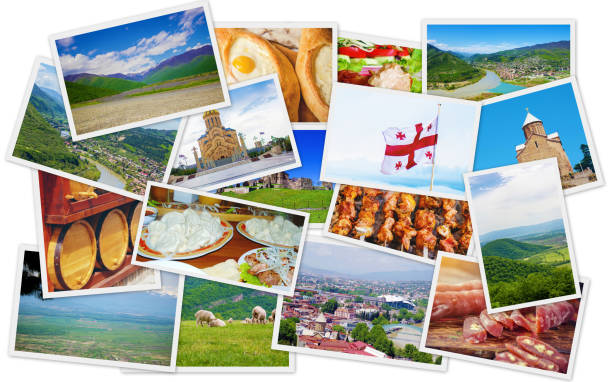istock Collages Georgia Tbilisi. Selective focus. nature city. 1092770666