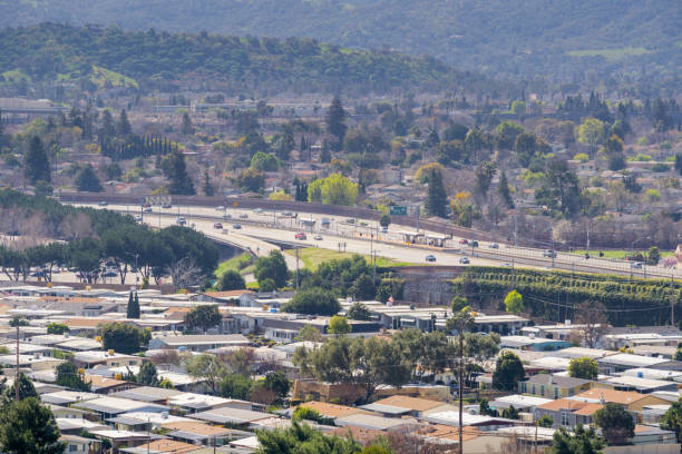 istock View towards Guadalupe Freeway from Communications Hill, San Jose, California 1092774464
