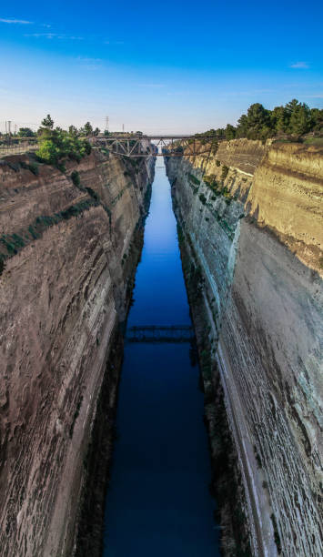 istock Corinth channel, The Corinthian Canal 1092775792