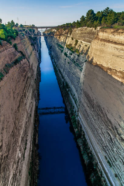 istock Corinth channel, The Corinthian Canal 1092775830