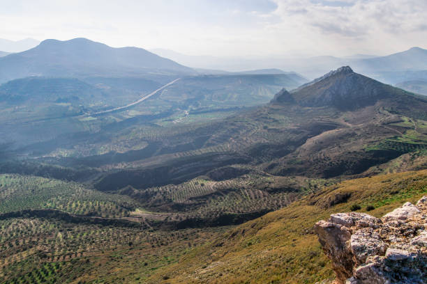 istock Acrocorinth, Upper Corinth fortress 1092778350