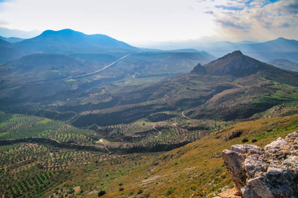 istock Acrocorinth, Upper Corinth fortress 1092778356