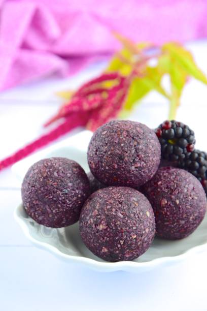 istock Blackberry coconut energy bites 1092779368