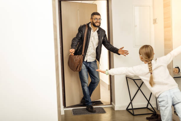 istock Attractive tall short-haired bearded man from generation Y feeling joyful 1092779926