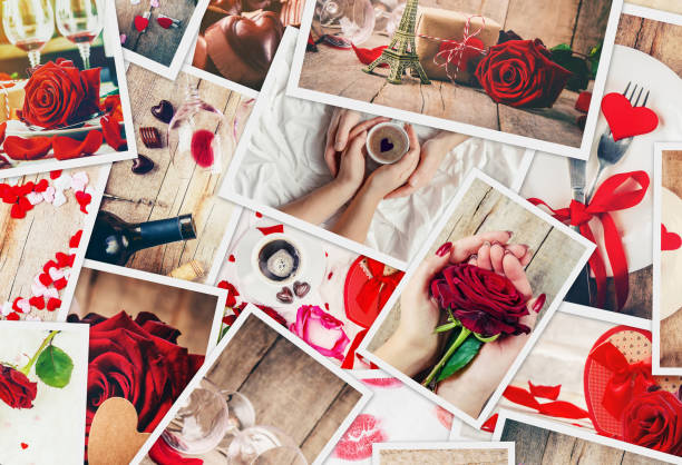 istock Collage of love and romance. Selective focus. 1092781034