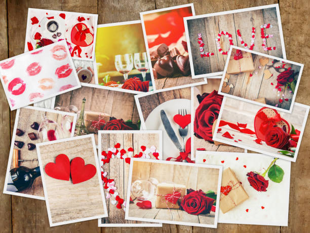 istock Collage of love and romance. Selective focus. 1092781038