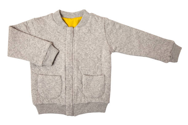 istock Unisex winter jackets for babies isolated on a white background 1092787408
