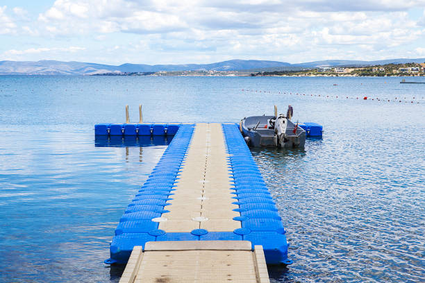 istock Wooden pier at the beach on a sunny day. 1092794192