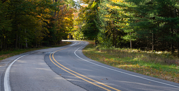 Autumn Road Trip, Michigan