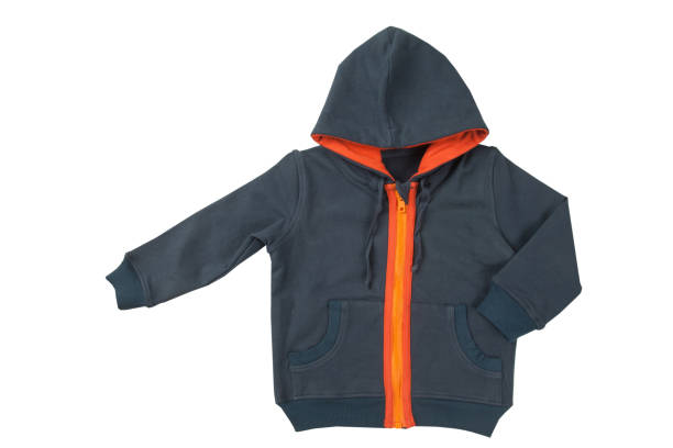 istock Blank hoodie sweatshirt color orange front view 1092799902