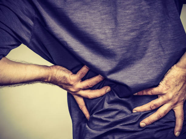 istock Man having back loins pain ache 1092804272