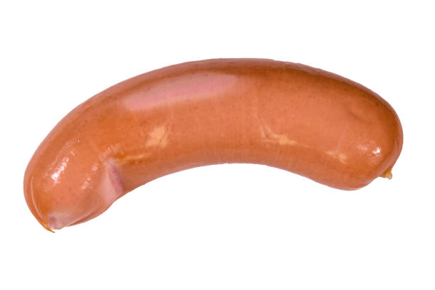 istock One sausage isolated on the white background 1092814316