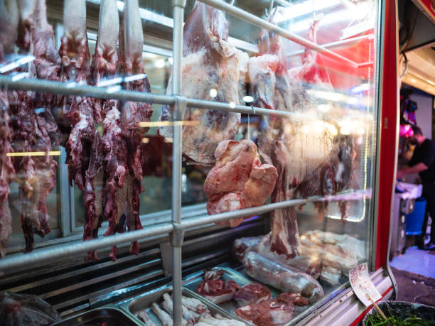 istock Raw meat at Butcher shop 1092831806
