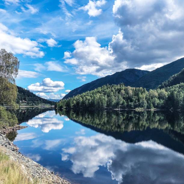 istock Reflection on route back to Oslo from Bergen 1092852370