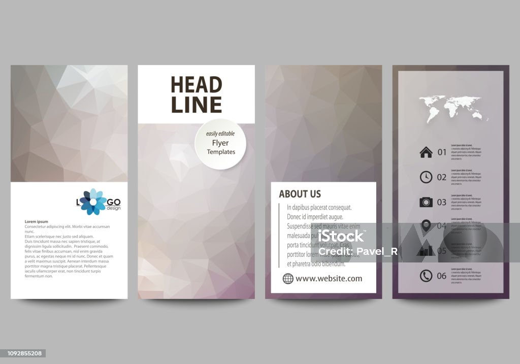 Flyer Design Exa Flyers Set Modern Banners Business Templates Cover Design Template Easy ...