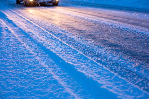 istock Winter road close-up 1092874226