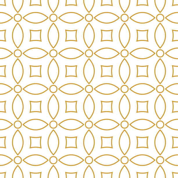 ilustraciones, imágenes clip art, dibujos animados e iconos de stock de vector de fondo transparente patrón - fondo de oro - ilustración - white background gift christmas wrapping paper