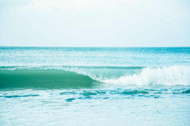 sea wave close up, low viewing angle