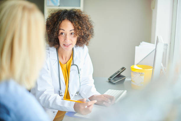 istock female gp in consultation 1092938008