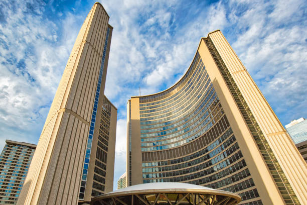 istock Toronto City Hall and Nathan Phillips Square at sunset 1092943756