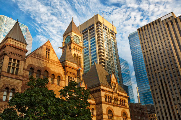 istock Toronto City Hall and Nathan Phillips Square at sunset 1092943760
