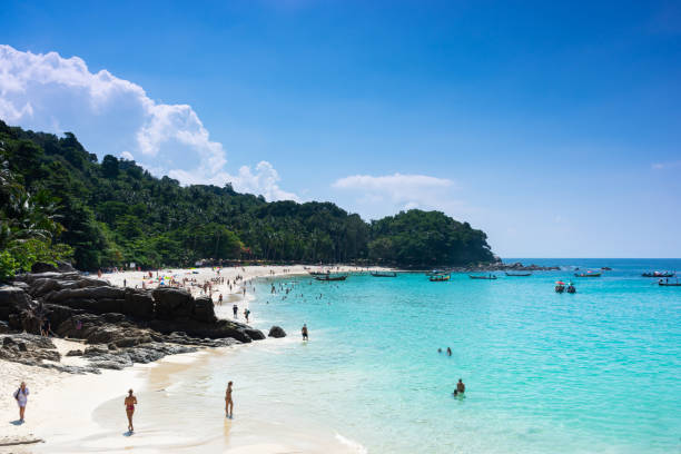 istock Freedom beach shore at Phuket, Thailand. copy space. 1092960006