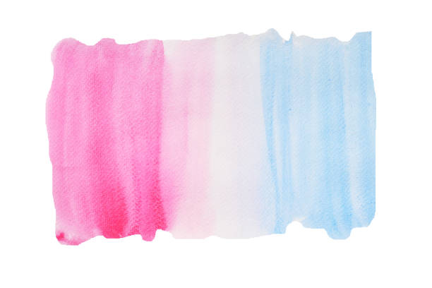istock Abstract background by hand drawn blue with purple and pink color  liquid drip 1092960042
