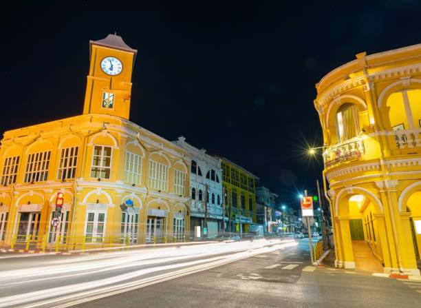 istock Old street with long exposure. Phuket, Thailand. 1092960148